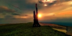 Weniger arbeiten mehr leben - Bild von Sonnenuntergang