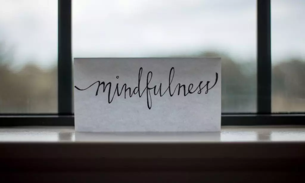 Bild von Wort: Mindfulness